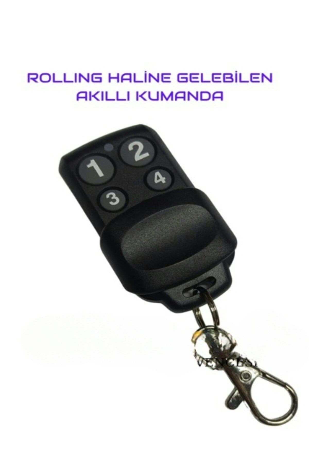 ZETEK UK43 Rolling   Fıx Akıllı Kumanda Garaj Kepenk Bariyer Kumandası