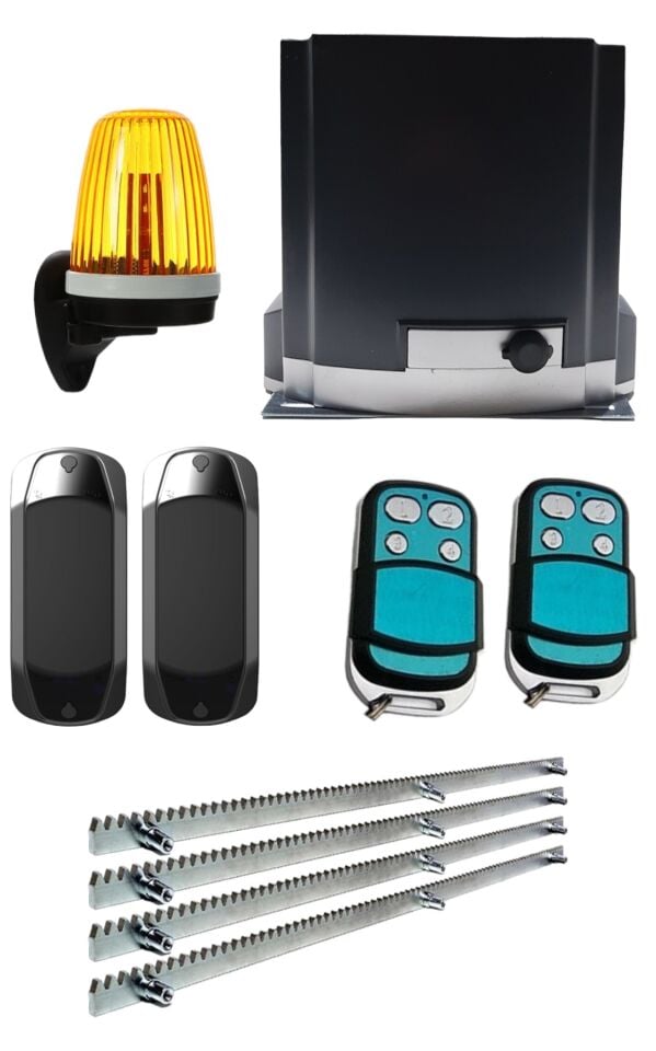 ZETEK DKC 1000 Tek Motor Garaj Kapı Bahçe Kapı Motoru Yana Kayar Otomatik Kapı Motoru