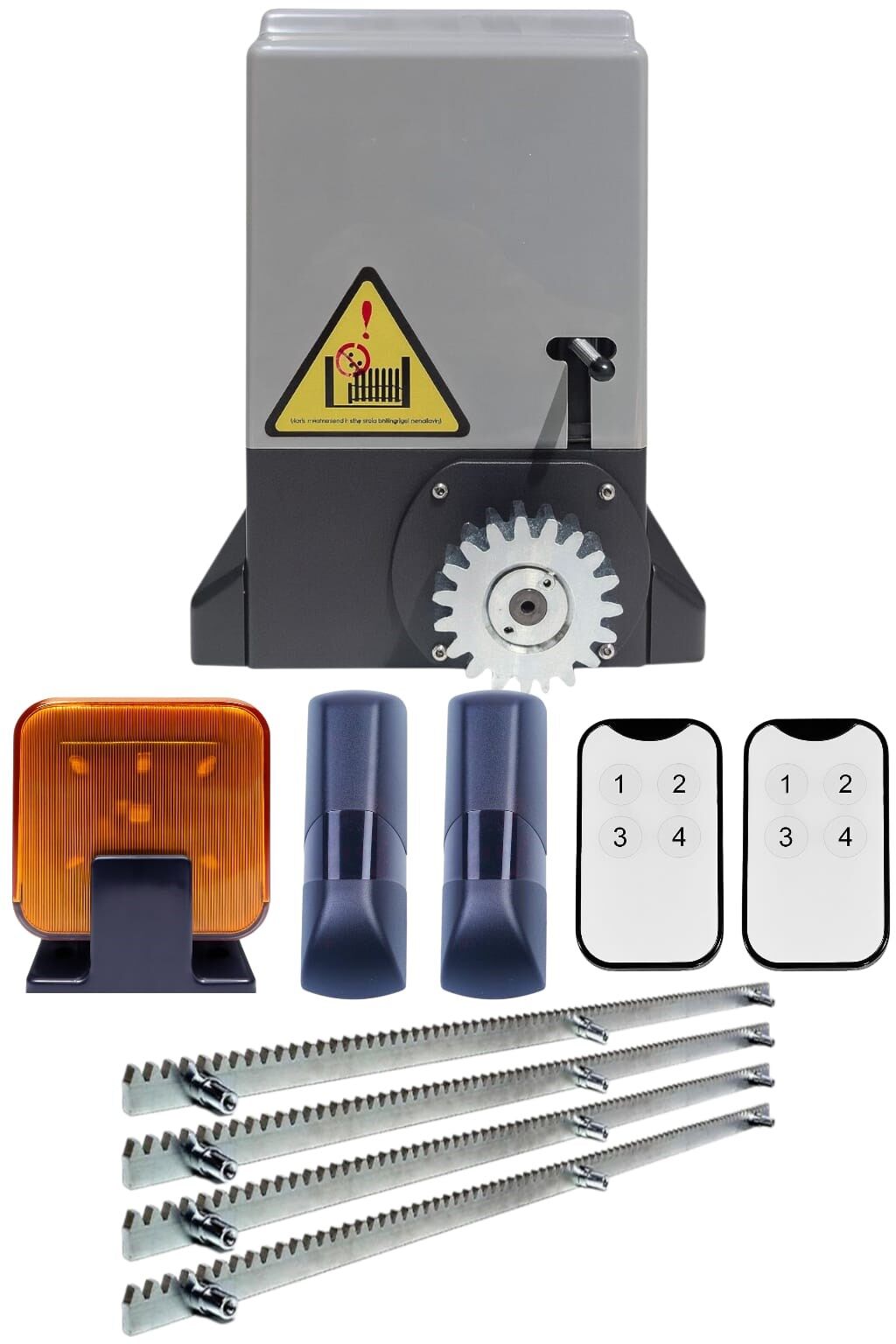 ZTX 600–800 KG Bahçe Kapı Motoru – Yana Kayar Kapı Motor Sistemleri – Garaj Kapısı Motoru