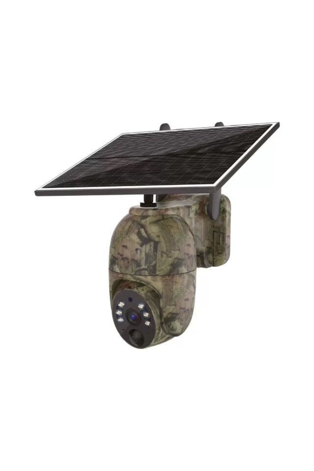 -229 3 MP Full HD 4G Solar Sim Kartlı Kamuflajlı IP Kamera