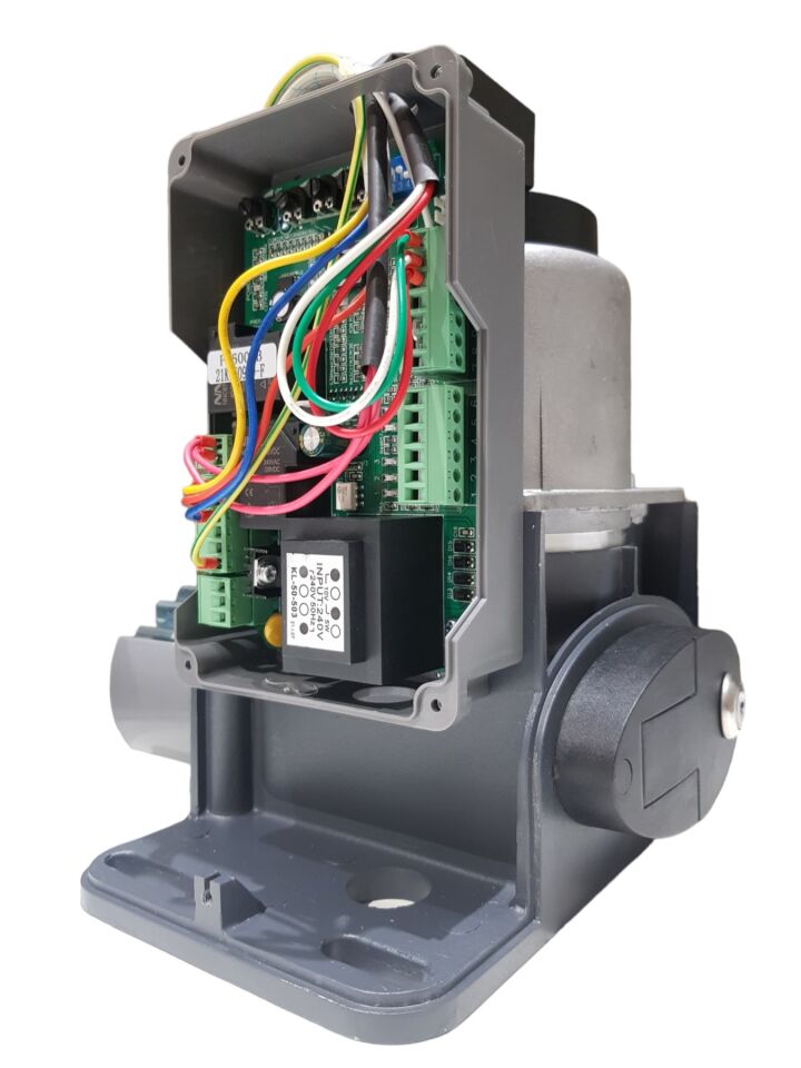 ZKT 600 Tek Motor Garaj Kapı Motoru ,Bahçe Kapı Motoru, Yana Kayar Otomatik Kapı Motoru 600 Kg