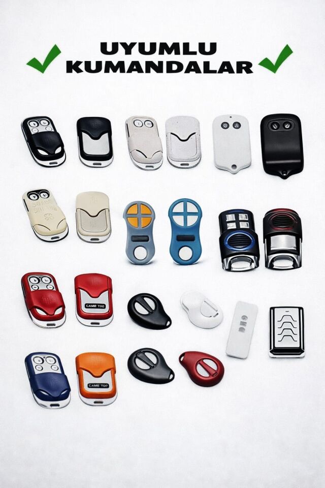 ZETEK UK44 UNİVERSAL AKILLI KOPYALANIR KUMANDA 433 mHz